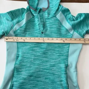 Avalanche Pullover‎ Hoodie Active Base Layer Breathable Green Womens Small thumbnail 9