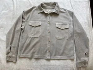 Altar'd State Button-Up Sweater Beige thumbnail 1