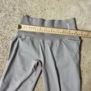 DFYNE Dynamic Seamless High Waisted Scrunch Butt Leggings‎ Grey XS Extra Small thumbnail 4
