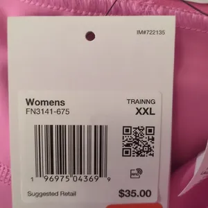 Nike pro pink tight fit bike shorts size XXL thumbnail 2