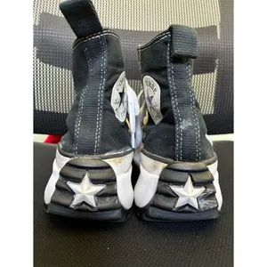 Converse Run Star Hike Shoes W6.5 M 5Black White Platform High Top Sneakers thumbnail 3