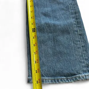 Abercrombie & Fitch blue high-waisted straight-leg jeans thumbnail 6