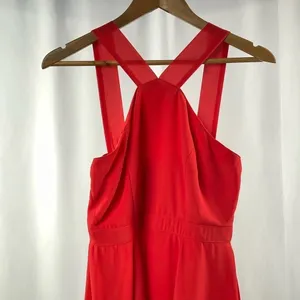 Lulus Forevermore Skater Dress in Coral Red Size‎ Small thumbnail 4