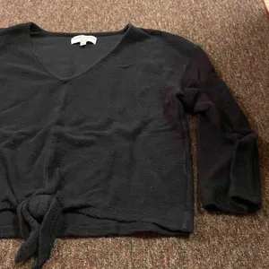 Madewell texture‎ & thread v neck tie front top L thumbnail 5