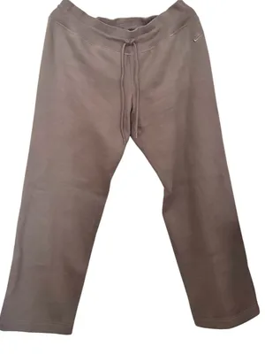Nike Chocolate Brown Taupe Drawstring Sweatpants Pants thumbnail 1