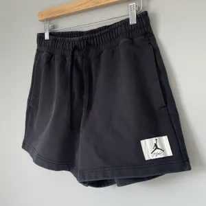Jordan Loose Fit 100% Cotton Shorts Black Comfortable Lounge Women's Size Small thumbnail 3