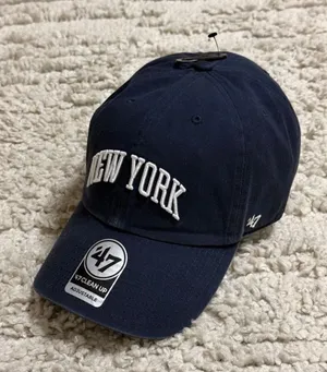 New 47 Brand New York Navy Blue Cleanup Hat thumbnail 1