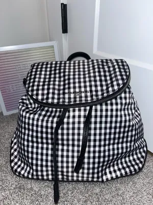 Karl Lagerfeld Cara Gingham Backpack  thumbnail 1