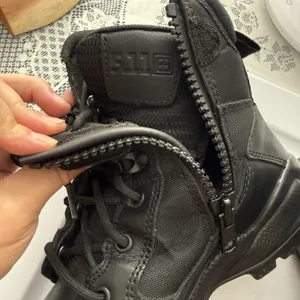 5.11 Tactical Women's ATAC 2.0 6" Side Zip Black Leather Quarter Boot Size 8.5 thumbnail 9