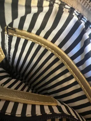Michael Kors Metallic Gold Crossbody Bag thumbnail 5