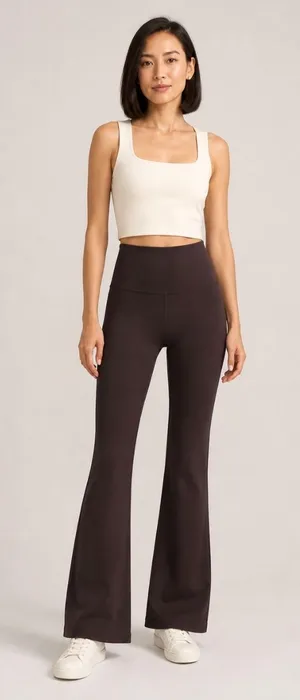 Lululemon Groove Super-High-Rise Flared Pant Espresso Size 0 Nulu thumbnail 1
