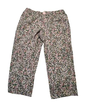 JoySpun Womens Plus Size 2X 18W-20W Pajama Pants Light Pink Ditsy Floral Pockets thumbnail 1