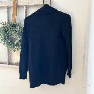 Quince Mongolian Cashmere Open Cardigan Sweater Black Size S Luxury Classic‎ thumbnail 7