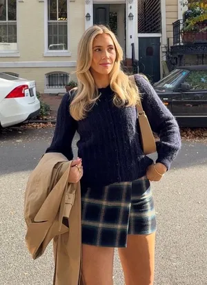Sézane Plaid Mini Skirt thumbnail 1