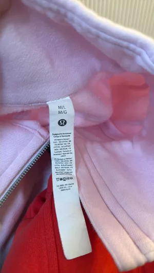 Lululemon Scuba Half-Zip Meadowsweet Pink thumbnail 3