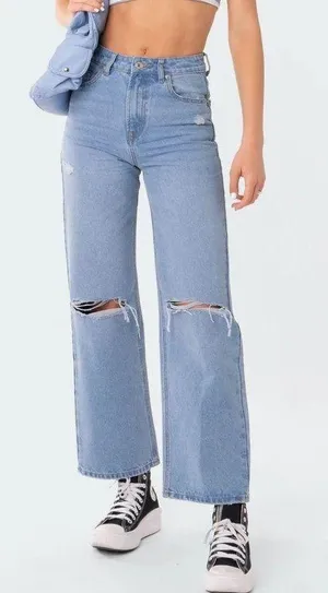 ZARA wide leg jeans thumbnail 1