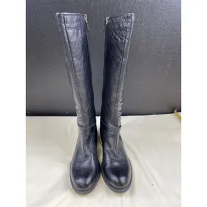 Franco Sarto Women's Black Leather Riding Boots/Shoes Size 6.5 SKU 5263 thumbnail 5