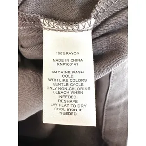 FRYE Women's 100% Rayon Shorts Size M Grey Elastic‎ Waist Tie Front Pockets NWT thumbnail 8