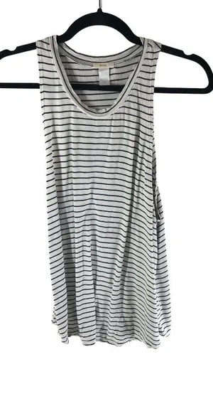 Eberjey Striped Tank Top S Lightweight Stretch Rayon Blend Casual thumbnail 1