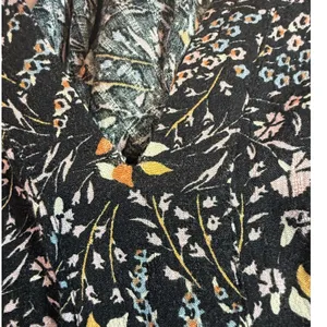 Maeve Anthropologie Amber Tiered Tunic Dress Black Floral Size XL Long Sleeve thumbnail 8