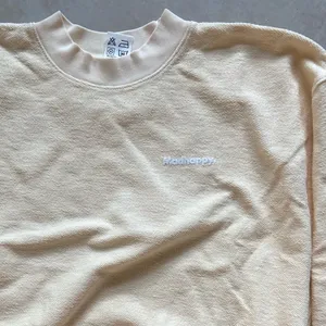 Madhappy Sweatshirt Terry Cloth Yellow Medium Cropped Crewneck thumbnail 8
