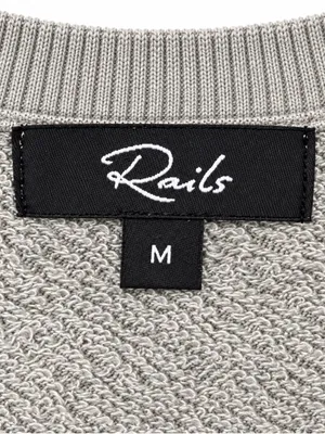 Rails Theo Sage Etoiles Star Print Sweatshirt Size Medium Cotton Modal thumbnail 4