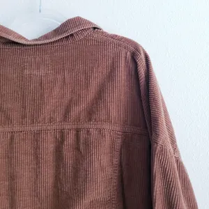 American Eagle Corduroy Distressed Cropped Jacket thumbnail 7