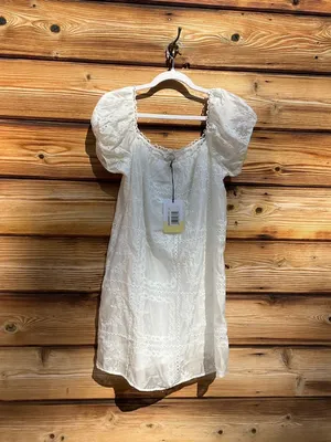 Kourt White Size XS Nya Puff Sleeve Mini Dress Few Moda thumbnail 9
