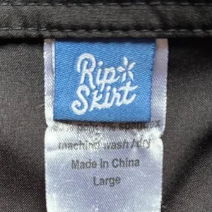 RipSkirt Athletic Hawaii‎ Wrap Skirt Women Large Black Beachy Mini Skirt Large thumbnail 2