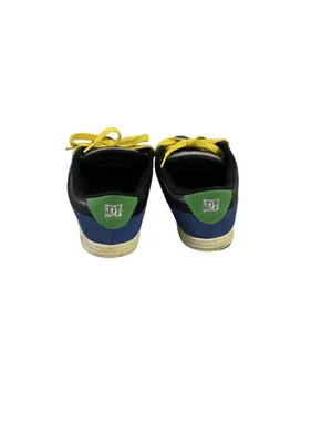 Women’s DC Shoes Sneakers Size 8 Black Silver Red Blue Green Yellow thumbnail 3