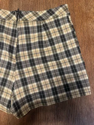 Altar’d State Brown Plaid Fall Skort | Size Small thumbnail 6
