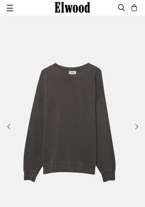 Elwood core sweatshirt vintage gray thumbnail 3