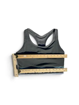 Nike Pro Swoosh Mesh Medium Support Padded Sports Bra Grey Teal Size Large thumbnail 3