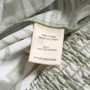 Inspired Hearts Green Tropical Pineapple Smocked Wide Leg Jumpsuit Large NWOT thumbnail 6