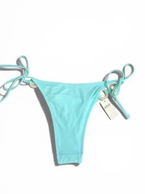 Aerie Light Blue Side-Tie Bikini Bottom Ring Detail Size XS thumbnail 14