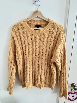 American Eagle Impossibly Soft Cable Knit Sweater thumbnail 6