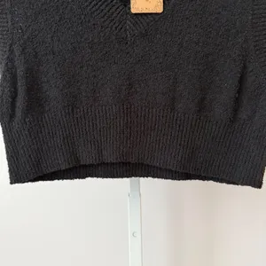 Natural Life Cotton Boho Relaxed Coastal Clean Knit Sweater Vest M Black NWT thumbnail 3