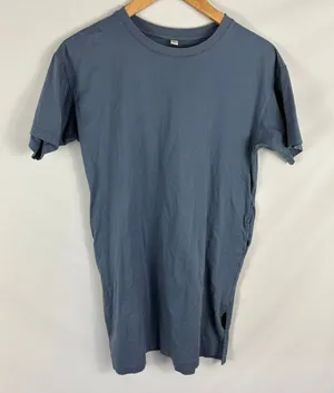 Uniqlo Blue Short Sleeve Tshirt Dress Size XS thumbnail 1