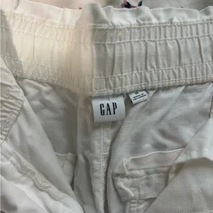 Gap Women’s Classic Drawstring Cotton Pants - White thumbnail 4