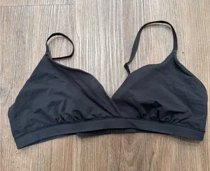 Skims Fits Everybody Triangle Bralette Onyx Black Size L Adjustable Straps‎ thumbnail 1