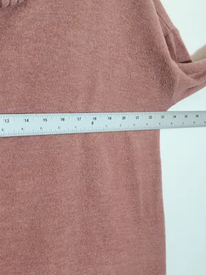 Lulus Autumn Daze Mauve Pink Cowl Neck Mini Sweater Dress Size Medium thumbnail 5