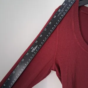 Free People Intimately Ribbed Long Sleeve Fitted Bodysuit Women's Size M/L thumbnail 7