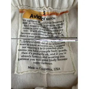 Aviator Nation x SoulCycle 4 Hearts Sweatpants Cream Women's Size Small thumbnail 15