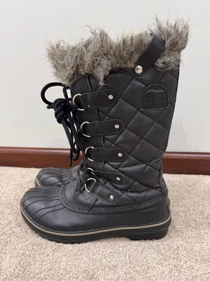 Sorel Tofino II Waterproof Insulated Lace Faux Fur Winter Boots Women Size 8.5 thumbnail 3