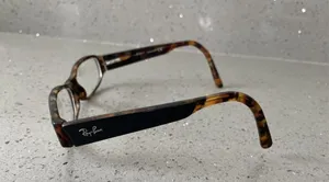 Ray-Ban Eyeglasses Frames ONLY RB5081 2147 Black Tortoise Rectangular 52-16-135 thumbnail 3