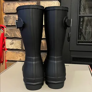 Hunter Women’s Original Short Black Rain Boots NEW Size 7‎ thumbnail 5
