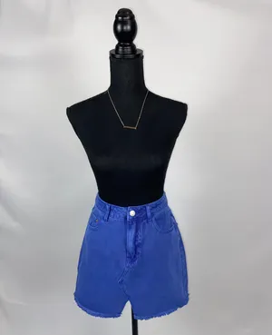 Gianni Bini Denim mini Skirt blue Medium thumbnail 8
