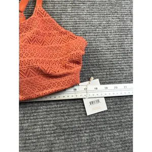 Andie Swim Maui Top Cedar Burnt Orange Pointelle Bikini XXXL Boho AT288-CEDR thumbnail 4