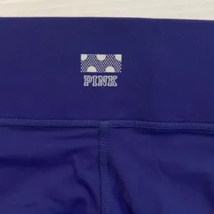 PINK Victoria's Secret High Waist Blue Logo Ultimate Leggings Women Activewear M thumbnail 5