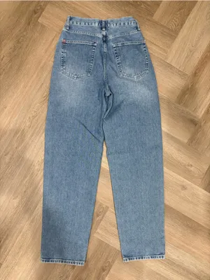 BDG Jeans High Rise Baggy Straight Leg Medium Blue Wash Size 27 thumbnail 4